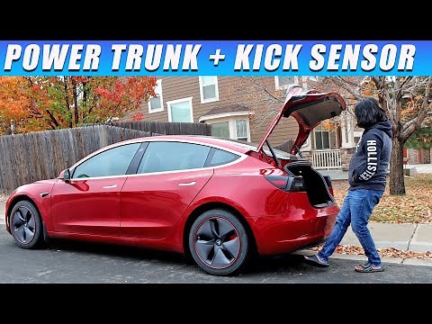 Tesla Model 3 - Power Trunk Liftgate & Kick Sensor Detailed Installation Guide (Hansshow V7 2021)