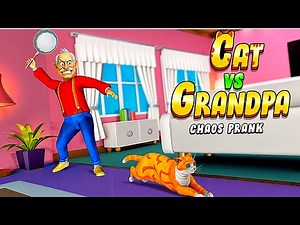 Angry grandpa cat simulator gameplay android