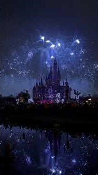 Disneyland firework show in Shanghai. #shorts #travel #disneyland #fireworks