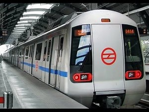 Delhi Metro System - World Class Train .
