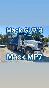 3.7K views · 28 reactions | Mack GU713 Tri-Axle with a Mack MP7...