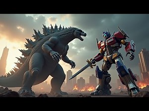 Godzilla vs Transformer Prime | Epic Battle of Titans (Full Fight)
