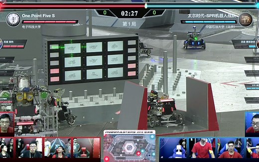 RoboMasters2016 全国赛 决赛 第64场 电子科技大学(One Point Five S) - 中国石油大学（北京）(太尔时代–SPR机器人战队)