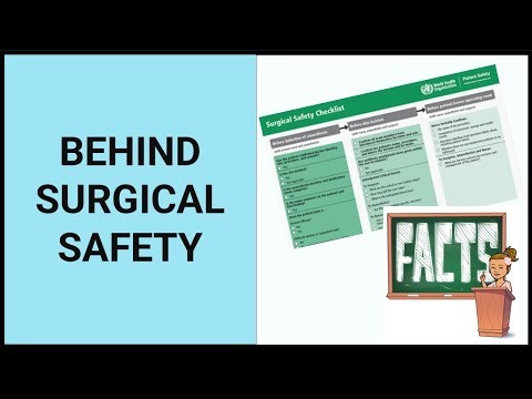 Behind Surgical Safety : What Patients and Clinicians Say About the Surgical Safety Checklist