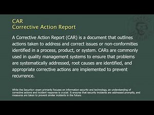 CAR - Corrective Action Report
