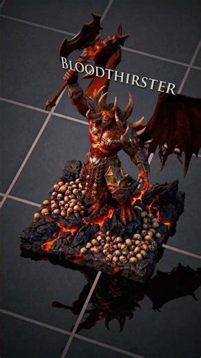 Chaos Forces: Daemons of Khorne #warhammer #animation #miniature
