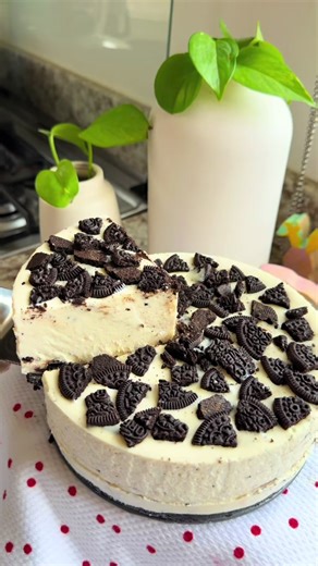 Cheesecake de oreo sin horno 😋🙌🏻 #fyp #viral | Cheesecake