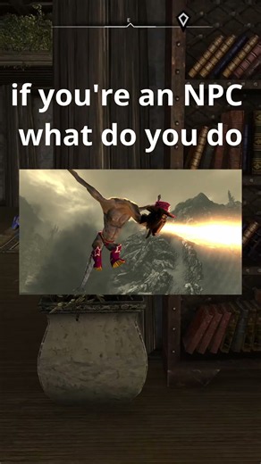 Skyrim NPCs when you mod☠️ #Skyrim #SkyrimMemes #skyrimfunny