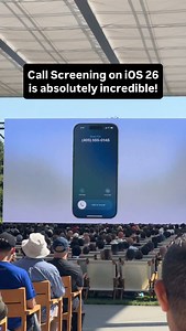 4.4M views · 46K reactions | This is going to be a lifesaver! _____ #callscreening #ios #ios26 #phoneapp #refinedsign | AppleDsign | Facebook