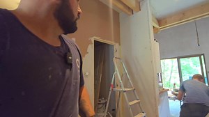 Teaching a Beginner to Plaster #plastering #diy | Kirk Johnstone