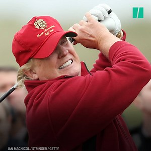 This Fourth of July weekend, President Donald Trump will be adding a few more rounds of golf to his name. | HuffPost Politics