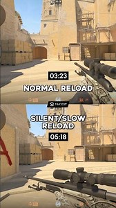 CS2 Normal vs Silent/Slow Reload comparison