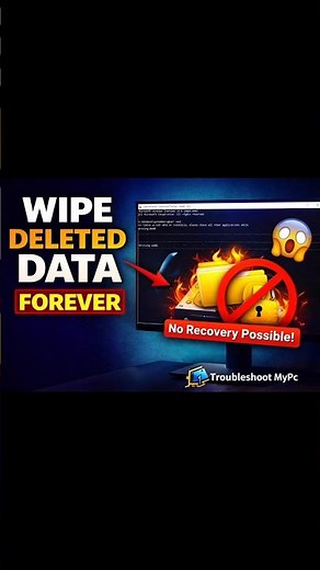 Hidden Windows Command to Permanently Delete Files 😱 🚀