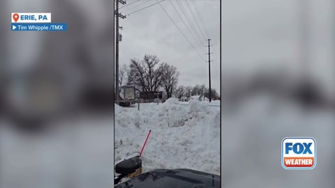 Watch: Train slams into milk truck stuck on snowy Pennsylvania tracks