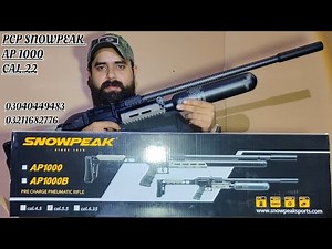 PcP snowpeak AP1000 air rifle