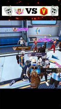 2 Region Player VS V Badge Player Fight 💀| Rank Match | #viralshorts #funny #freefire