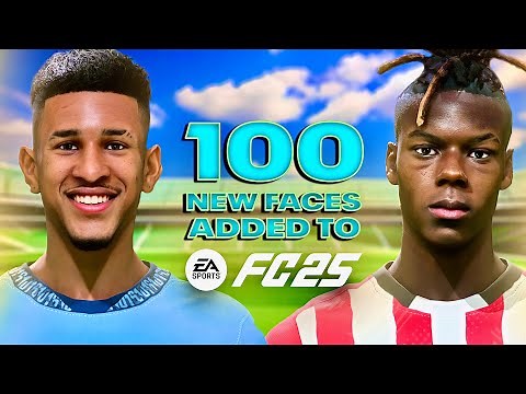 FIRST EA FC 25 MOD! 100 NEW FACES ADDED, NEW BOOTS, KITS, GLOVES, SOCKS, TAPES, GOALNET & MUCH MORE!