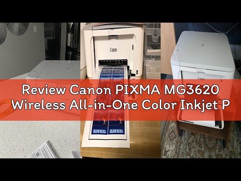 Review Canon PIXMA MG3620 Wireless All-in-One Color Inkjet Printer with Mobile and Tablet Printing,