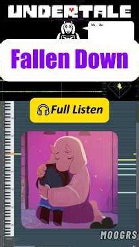 🎛️♥️🎹【Undertale】Fallen Down ,But Ambient Synth| Undertale OST COVER |Re-Arranged | 🔁