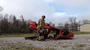 1.4K views · 35 reactions | A few weeks ago we saw rescue specialist Chip Johnson demo a door removal using only the SP 555 EWXT from our new watertight collection. Now he walks us through a no relief dash using just a spreader with the vehicle resting on its roof. Check it out: | HURST Jaws of Life | Facebook
