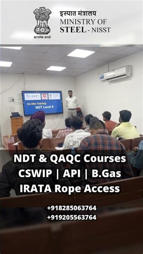 Build Your Career with NDT & QAQC Courses 🚀 | #andt #ndt #nisst