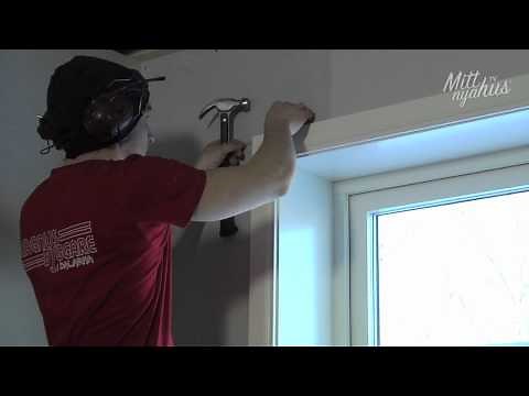 Hur gör snickaren - Montering av lister runt fönster
