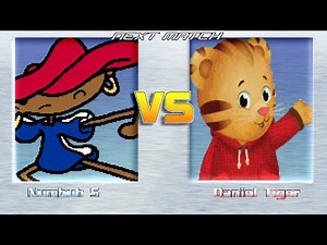 M.U.G.E.N BATTLES | Numbuh 5 vs Daniel Tiger | KND vs Daniel Tiger's Neighborhood