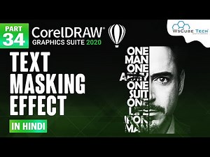 CorelDraw Text Masking Effect - How to BEST Use Image Text Masking Effect in CorelDraw #34