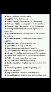 Basic Accounting Terms #accounting #accountingandfinance | Study Point