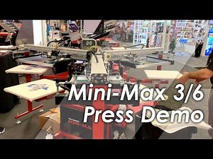 Mini-Max 3-Color 6-Station Automatic Press Demonstration