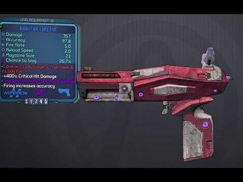 Borderlands 2 How to Get * The Lady Fist *