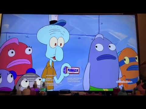 The SpongeBob SquarePants Movie End Credits On Screen Reversed