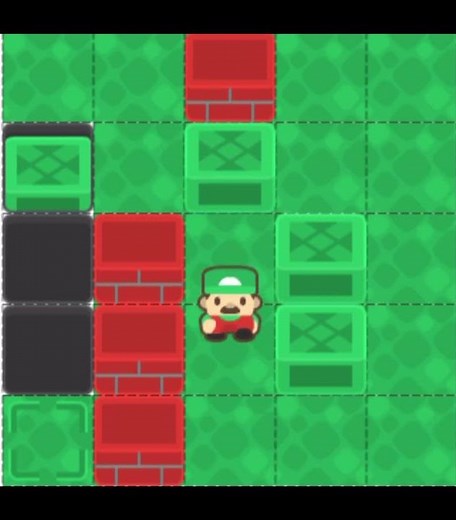 Sokoban "Belgian Roads" Level Solved