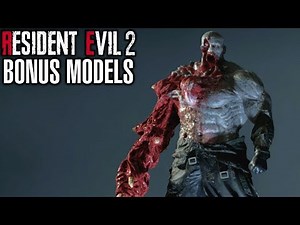 Resident Evil 2 Remake Character Models Showcase - All Bonus Models