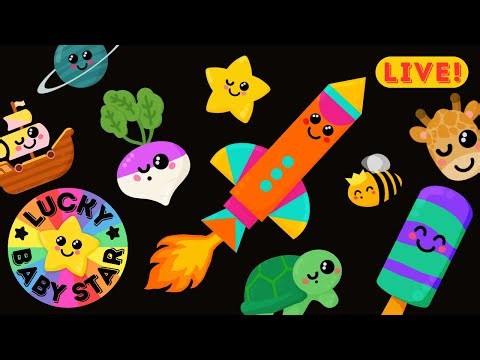 Baby Sensory LIVE - Colours, Animals, Space Rockets and Dancing Fruit for Little Ones