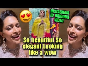 So Beautiful So Elegant Just Looking Like A Wow | Orginal Video | Instagram Id | Deepika Padukone
