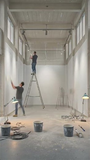 From Raw Concrete to Luxury Art Gallery in 10 Seconds 😳 #interiordesign #shorts