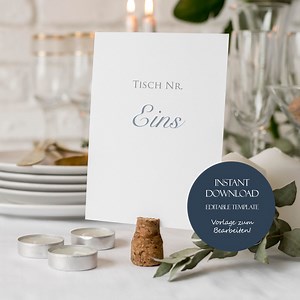 Wedding Table Numbers, Editable Table Numbers for Table Decoration, Printable Table Numbers Wedding Template, Wedding Number Template Instant Download - Etsy