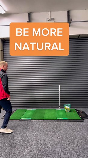 Swing the club naturally! #fyp #foryou #golf #golftiktok #golftok #golfer #golfswing #golfing #golflife #golftips
