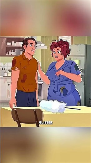 Il cache l’argent… elle le trouve grâce à son parfum ! 😂💰#shorts #montagem #animated #short 