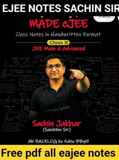 Made ejee Sachin sir notes #physicswallah #pw #sachinsir #shorts