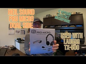 Heil Sound PMD headset with the LAB599 TX-500