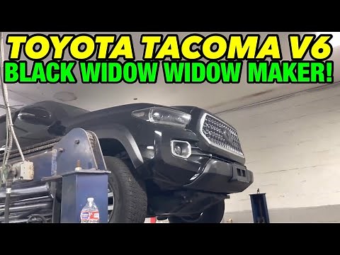2020 Toyota Tacoma 3.5L V6 TRD PRO 4x4 EXHAUST w/ BLACK WIDOW WIDOW MAKER