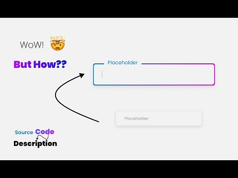 Create an Animated Input Field with HTML & CSS in 5 Minutes! ✨