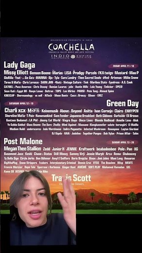 OFFICIAL COACHELLA 2025 LINEUP