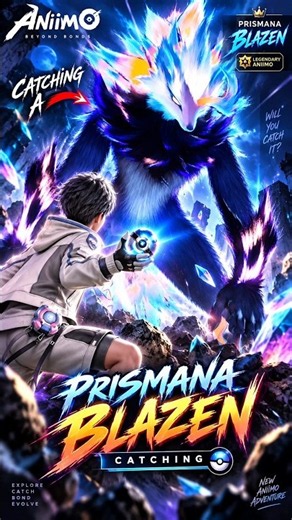 🔥 CATCHING PRISMANA BLAZEN! 😱🔥 #shorts #aniimo #gamingshorts