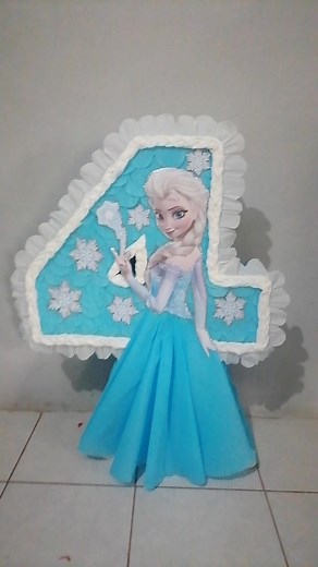 6.4K views · 88 reactions | Piñata de Elsa frozen #reeelsviral #piñatastematicas #piñatascreativas #piñatasinfantiles #piñatasartesanales #piñatas #piñateria #piñata #echoconamor #viral #hechoamano | Creacioneslili | Facebook