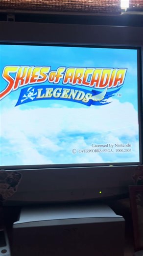 CRT VS LCD Skies of Arcadia Legends