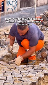 Explanation here below ⤵️ Rome’s legendary cobblestone streets aren’t just pavement – they’re handmade art. ✨ Each basalt block (called sampietrino) is carefully set by skilled artisans, following centuries-old traditions that make the Eternal City so unique. 🇮🇹 💡 Fun fact: The name “sampietrini” comes from the workers who once paved St. Peter’s Square. Their craft shaped not only the Vatican, but the very streets of Rome. Did you ever think these stones were placed one by one, by hand? 🤯 Te