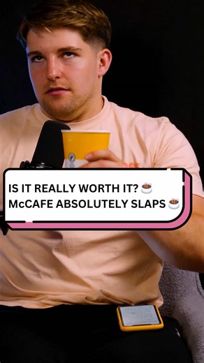 McCafé offering elite levels of Coffee 🩴 Let us know what we should rate and review next 👀 #mccafe #coffee #suitsandsliders